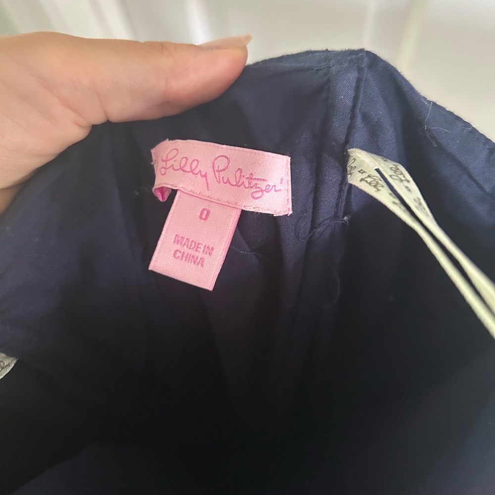 Lilly Pulitzer Navy Nautical Halter Dress - Picture 6 of 7
